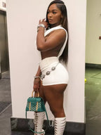 "Spend that" O Neck Sleeveless Romper