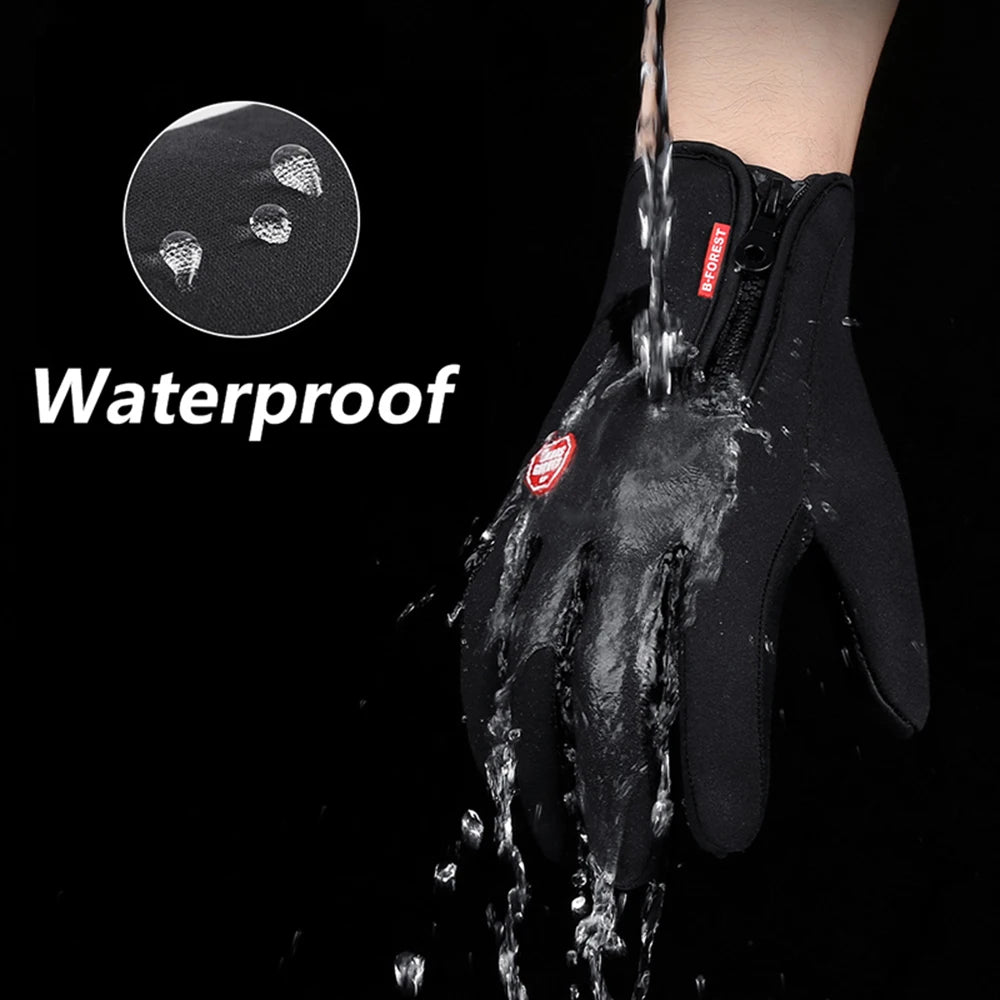 Touchscreen Warm Gloves – Waterproof & Windproof Winter Gloves for Cycling, Driving, Motorcycle, and Outdoor Activities