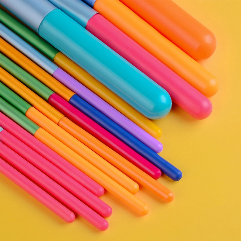 IVY  15-Piece Colorful Makeup Brush Set