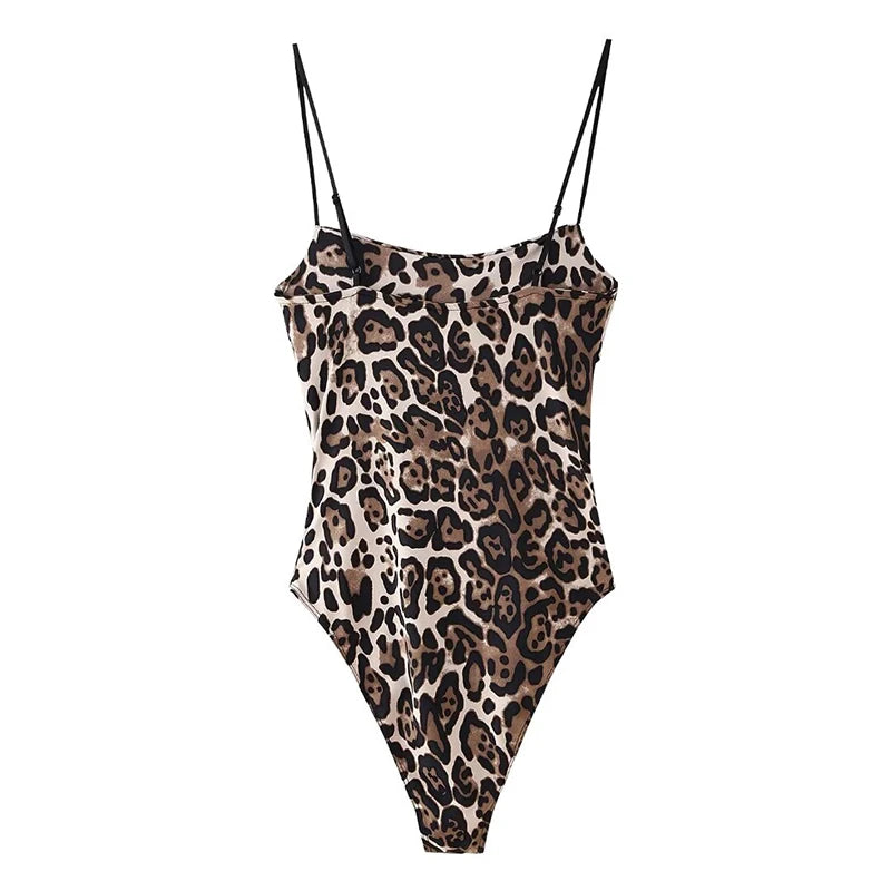 Classy Lady Dinner Thin Strap Bodysuit
