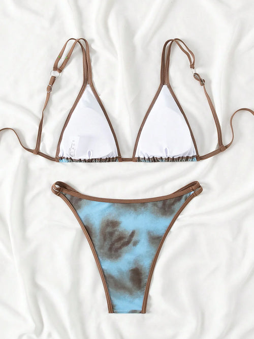 "Wild Card" Women's Classic Triangle Bikini Set