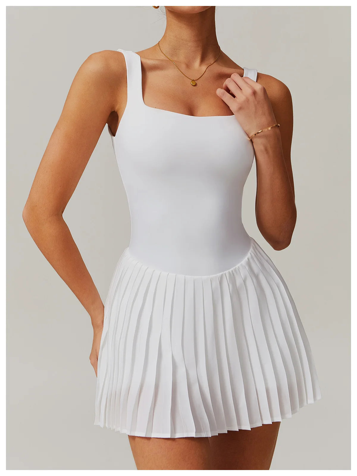 Women’s One-Piece Tennis Skirt Dress