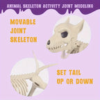 Halloween Little Wolf Skeleton Decoration – Indoor & Outdoor Ornament