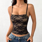 Women's Strapless Lace Tank Camisole