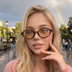 Crystlerr's Women Sunglasses Vintage Style Oval Shape