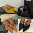Charlotte Mini Heel Slide On Shoe
