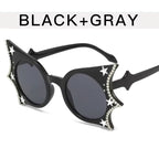 Women's Bat Shape Sunglasses