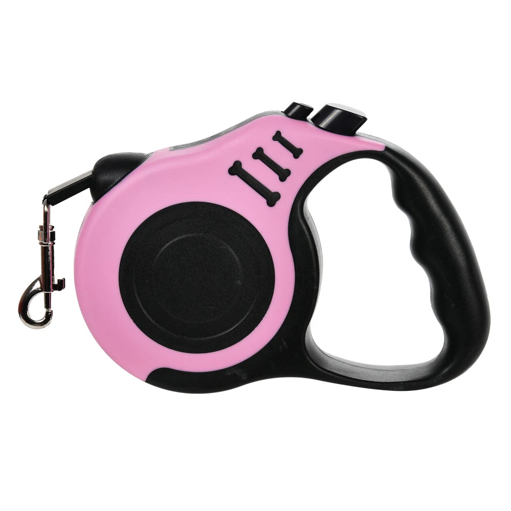 Retractable Dog Leash –  5M Strong Nylon Lead for Small to Medium Pets