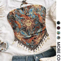 Summer Fashion Bandeau Crop Top
