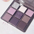 Glow 9-Color Glamour  Purple Eye Shadow Palette Weeknd Shop Online