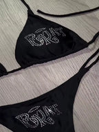 Doll Inspired Gothic Bikini Set