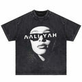 Aaliyah Portrait Oversized Streetwear Tee Weeknd Shop Online