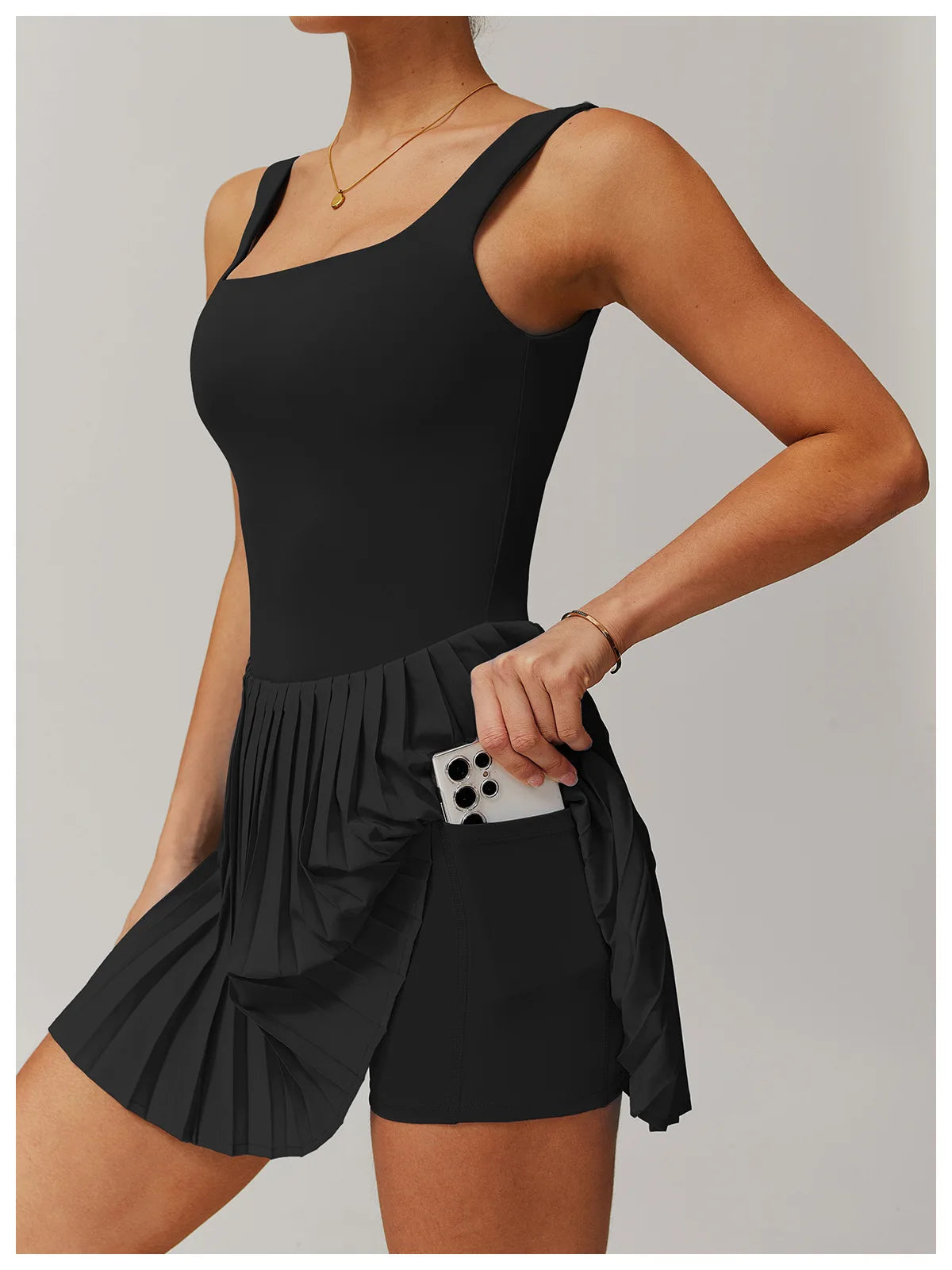 Women’s One-Piece Tennis Skirt Dress