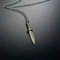 New Gothic Knife Dagger Pendant Necklace Weeknd Shop Online