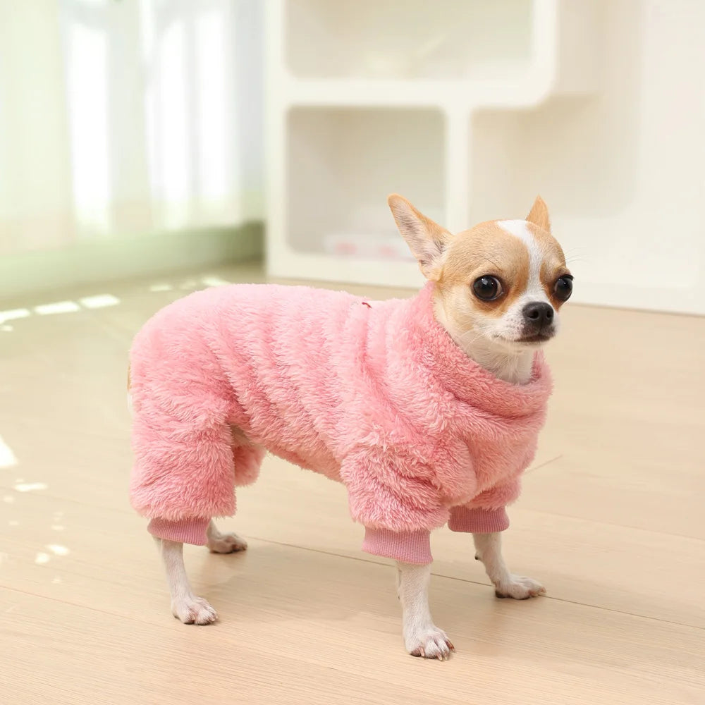 Ultra-Soft Fleece Pet Jumpsuit – Cozy Comfort for Small to Large Pets