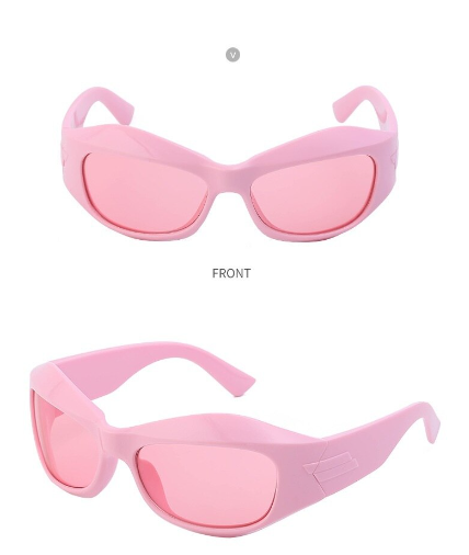 "Hold Tight" Trendy Plastic Frame Sunglasses Weekend Shade Sunglasses