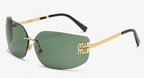 Women Rimless Fashion Sunglasses  - Weekend Shade 