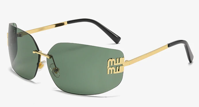 Women Rimless Fashion Sunglasses  - Weekend Shade 