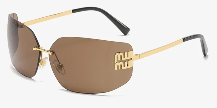 Women Rimless Fashion Sunglasses  - Weekend Shade 