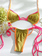 "Piper" Pipe Down Micro Bikini