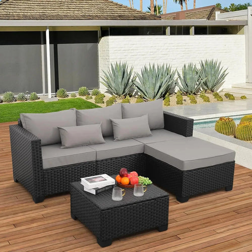 3-Piece Patio Furniture Set - Weeknd Shop Weeknd Shop Online