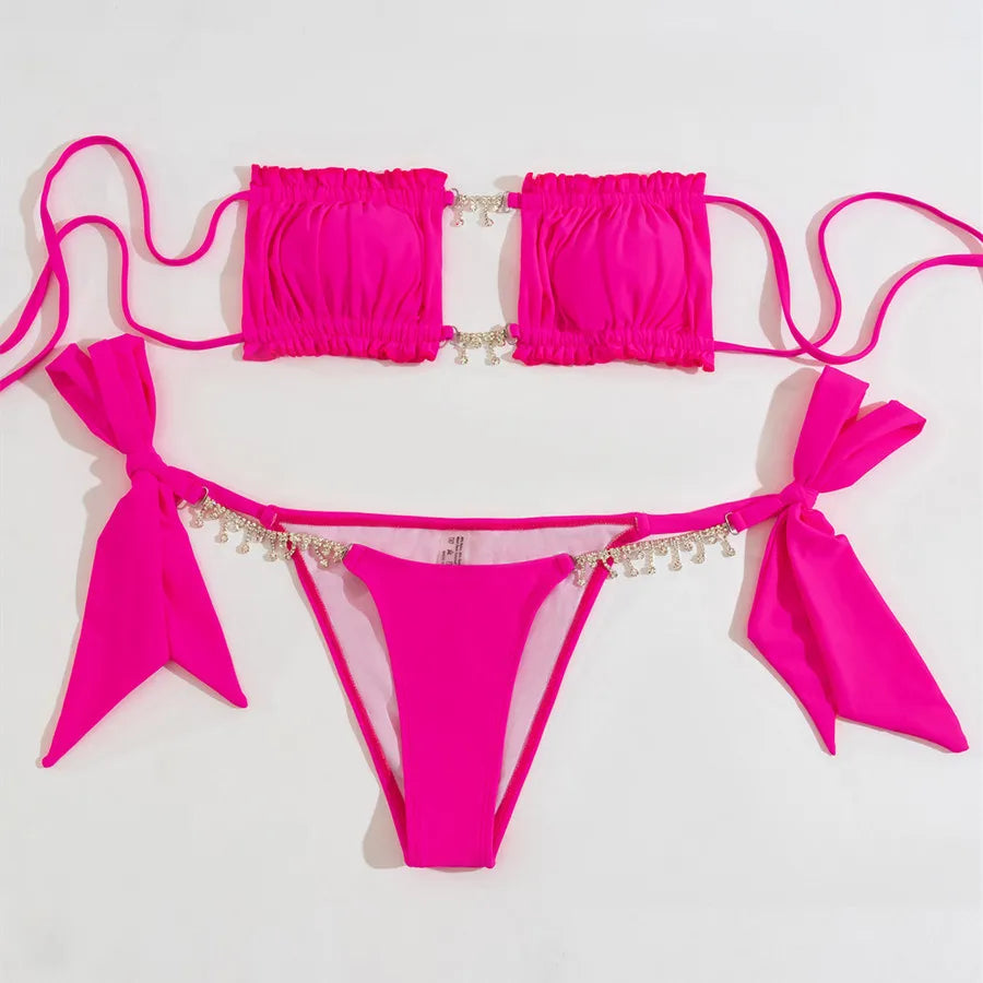 Brittany Crystal Diamond Rhinestone Bikini