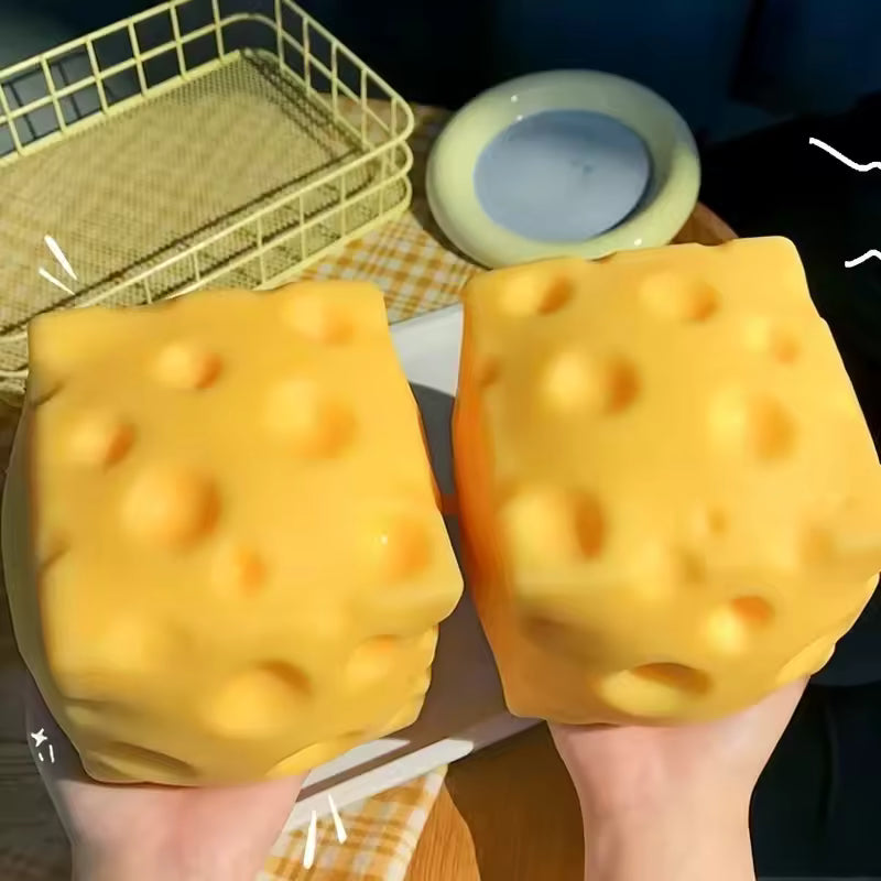 Giant Cheese Squishy Fidget Toy