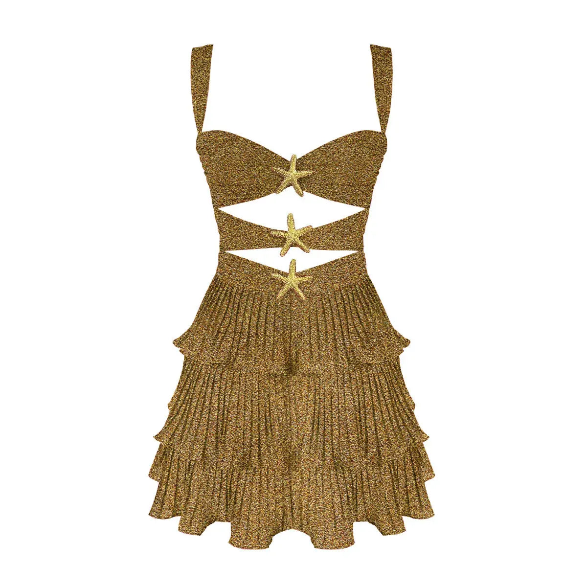 Women’s Geometric Print Two-Piece Beach Cover-Up Skirt Set