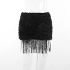 Fashion Cross Printed Tassel