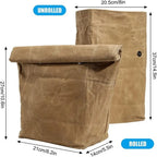 Brown Paper Style insulated Lunch Bag