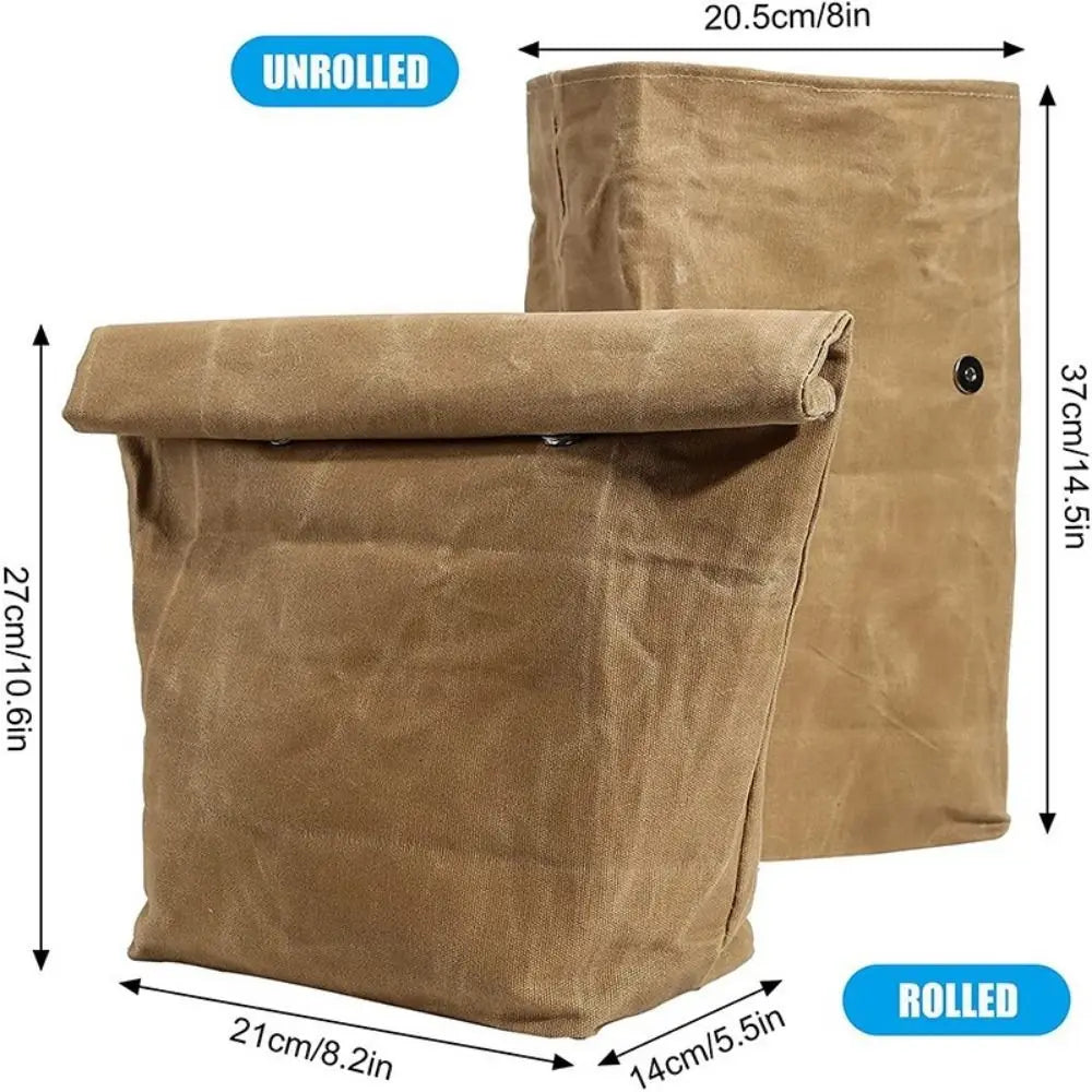 Brown Paper Style insulated Lunch Bag