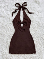 JuJu Backless Bohemian Mini Dress