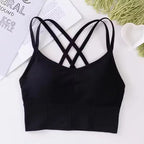 Women's Tank Sports Bra Top with Pad