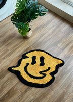 Wavy Smiley Tufted Rug – Playful Modern Accent Carpet