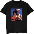 Michael Jackson & E.T. Retro Graphic T-Shirt