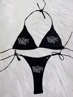 Doll Inspired Gothic Bikini Set