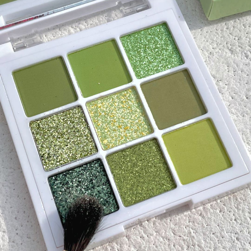 Avocados Green Pearlescent Eyeshadow Palette