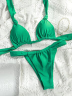 Knotted Triangle Bikini Set