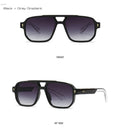 Retro Double Bridge Square Sunglasses Weeknd Shop Online