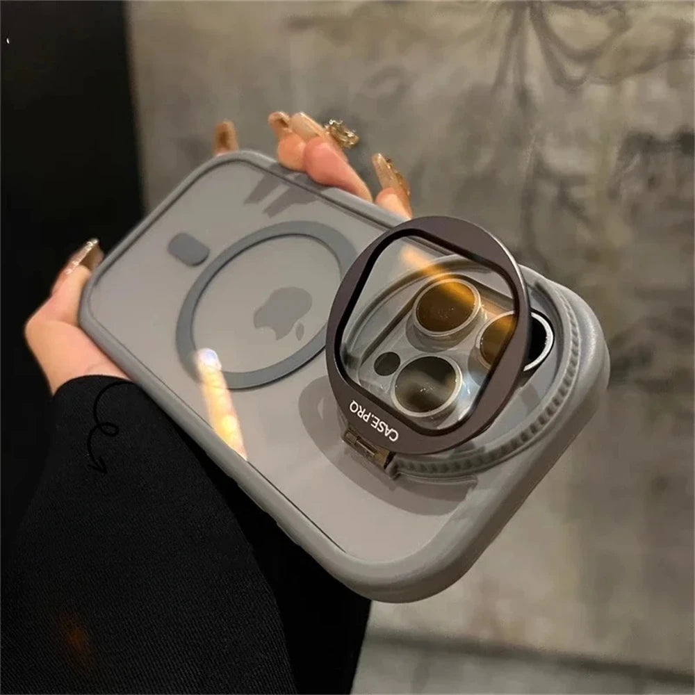 Camera Lens Protection Flip Bracket Stand for MagSafe Magnetic Case
