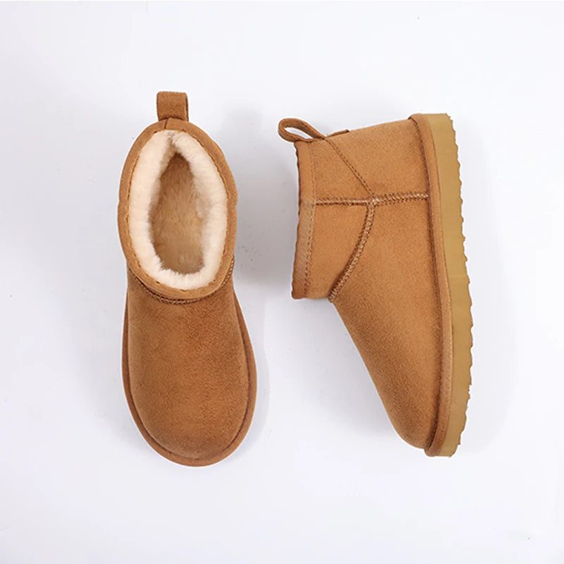 Classic Fur Plush Ankle Snow Boots