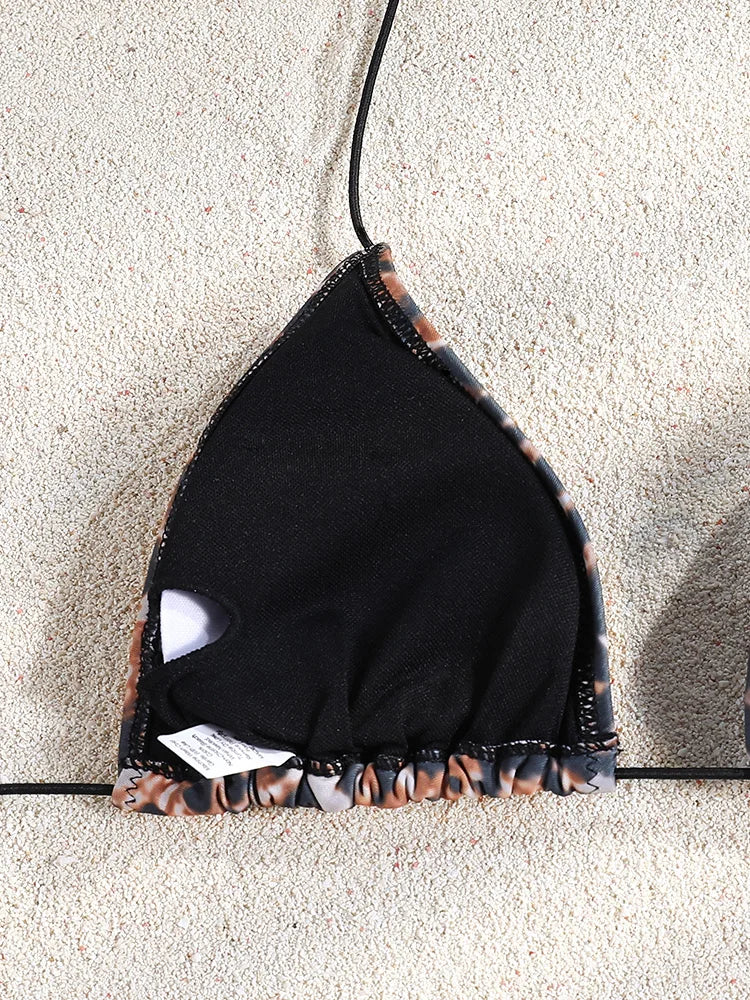 Micro Leopard Print Bikini