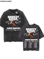 Chris Music Brown 2025 Breezy Bowl Xx Tour T-Shirt