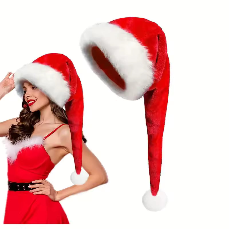 Long Velvet Santa Hat