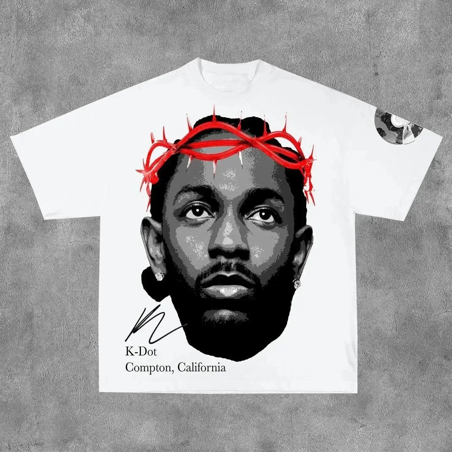 K Dot King Graphic T-Shirt - Weeknd Shop Online 
