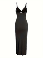 Cristi Knit Front Tie Spaghetti Strap Dress