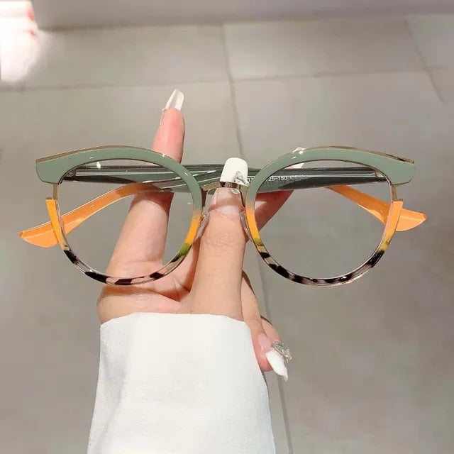 "Steph" Round Anti Blue Light Glasses