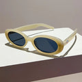 Women Oval Plastic Frame Sunglasses Weekend Shade Sunglasses