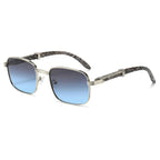 "Brandon" Square Men Plastic Frame Sunglasses