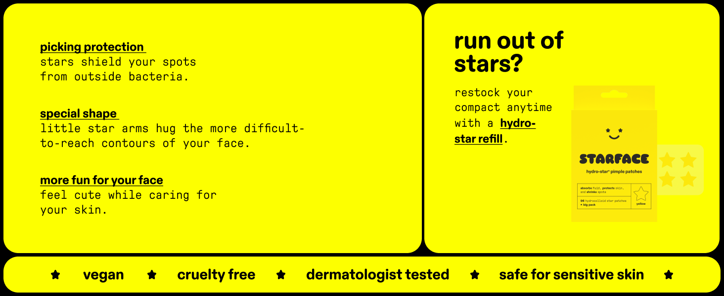 Hydro-Stars- Hydrocolloid Pimple Patches